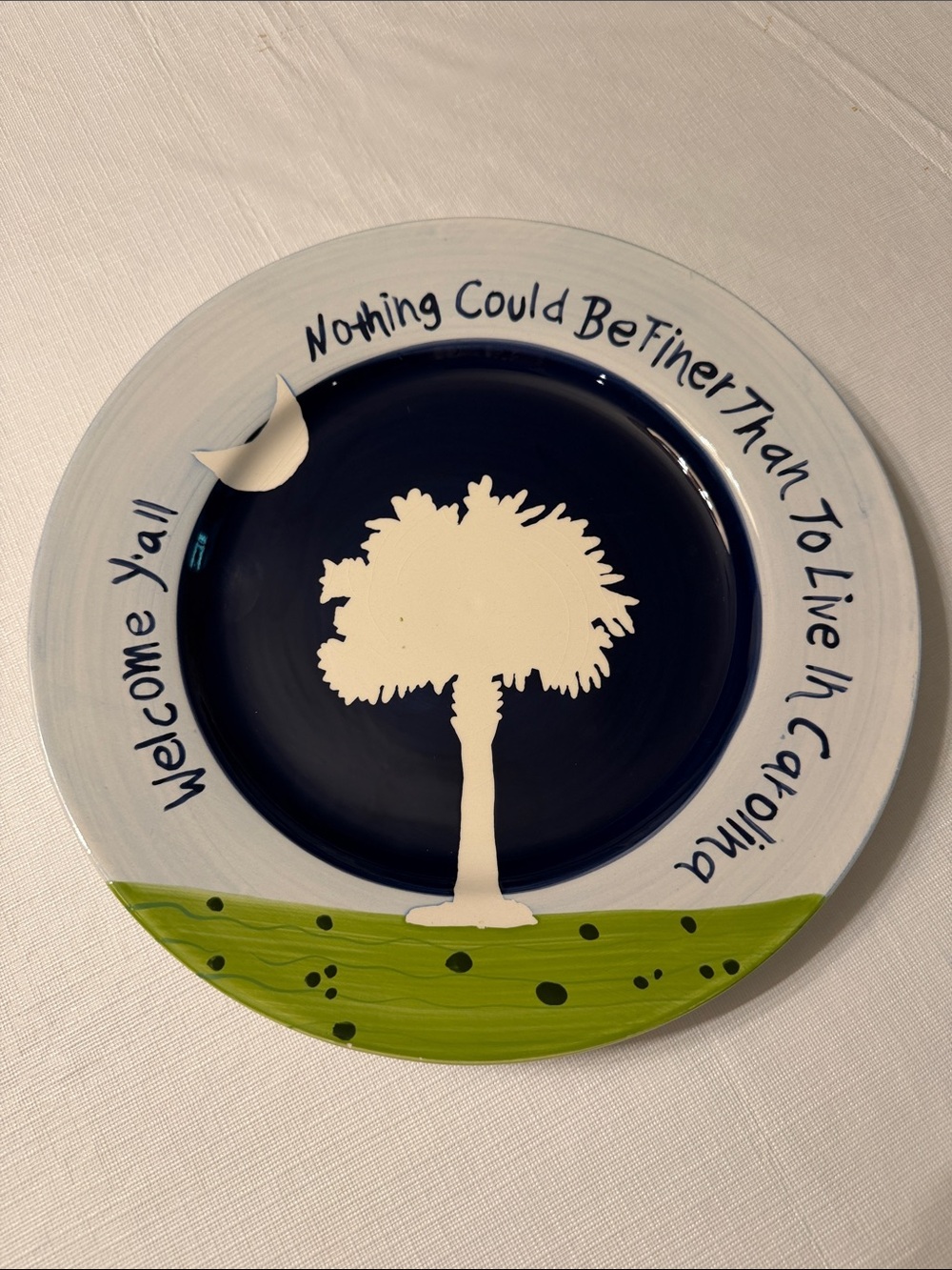 Magnolia Lane Carolina 10 1/2” Plate